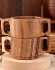 Luxworth Discreet Acacia 2-handled mug designed for drinking aids, featuring ergonomic handles and a discreet, sturdy design.