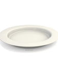 Large Luxworth sloped dining plate designed as an eating aid, featuring a discreet, curved edge for easy food access.