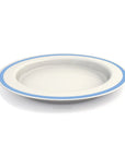 Luxworth large discreet sloped dining plate designed as an eating aid, with a gentle slope for easier food transfer.