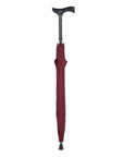 Luxworth adjustable walking stick umbrella with ergonomic crutch handle, lightweight and stylish for easy, comfortable use in rain.