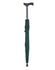 Luxworth adjustable walking stick umbrella with ergonomic crutch handle, lightweight and stylish for comfortable outdoor use