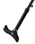 Luxworth adjustable walking stick umbrella with ergonomic crutch handle, featuring a sleek, rain-resistant canopy and sturdy design.