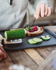 Luxworth premium non-slip dining and preparation board with secure grip surface, ideal for food prep and serving.