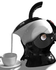 Luxworth Uccello Tipping Kettle, a stylish dining aid with a unique design, shown in a clear image highlighting its features.