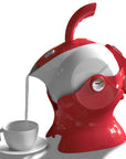 Luxworth Uccello Tipping Kettle, a stylish dining aid with a sleek design, shown in a close-up view.