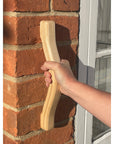 British handmade wooden grab rail by Luxworth, designed for indoor use, with smooth finish and sturdy construction for safety and support.