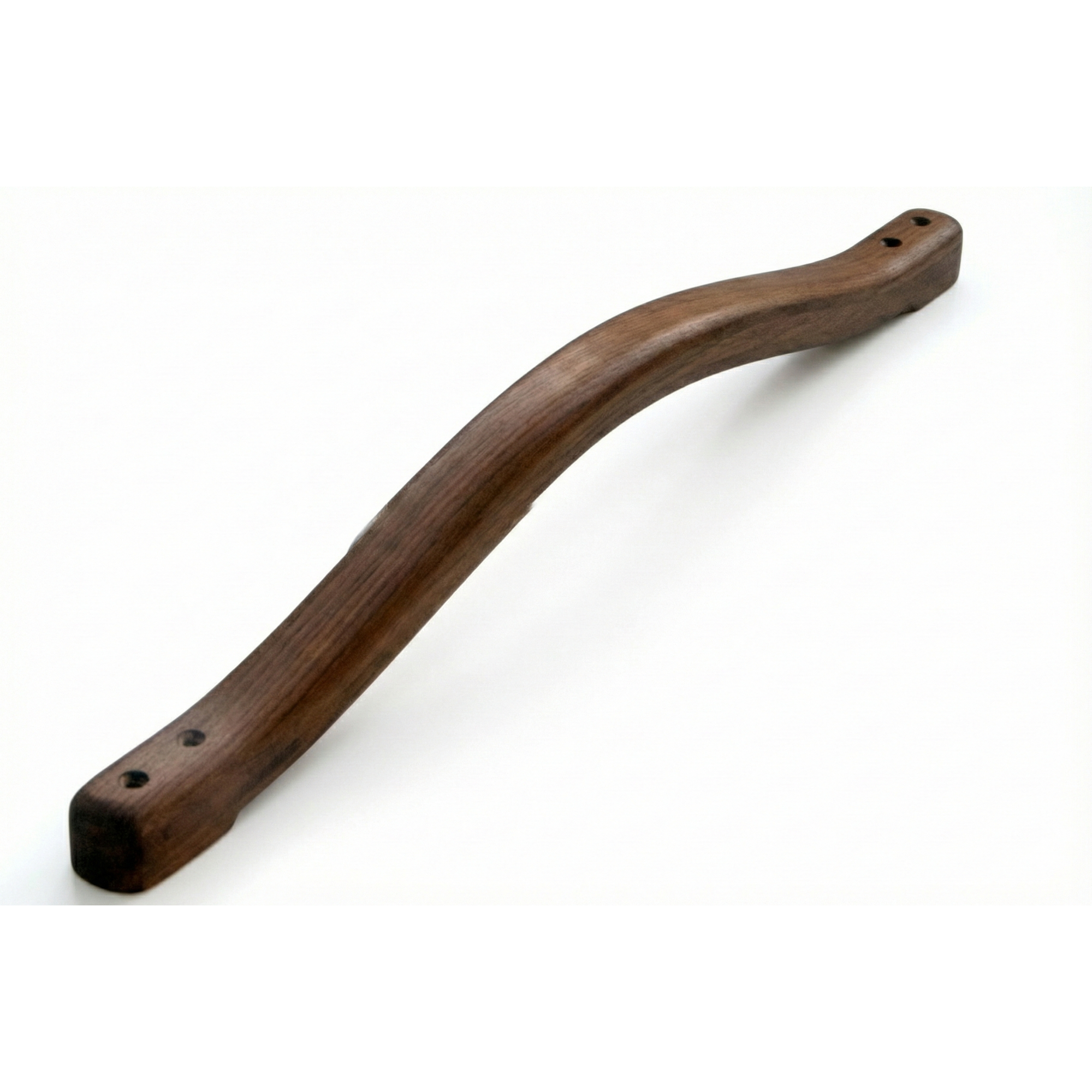 British handmade wooden grab rail by Luxworth, designed for indoor use, with smooth finish and sturdy mounting for safety support.