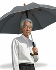 Luxworth detachable walking cane umbrella with adjustable handle and canopy, designed for convenience and protection from rain.