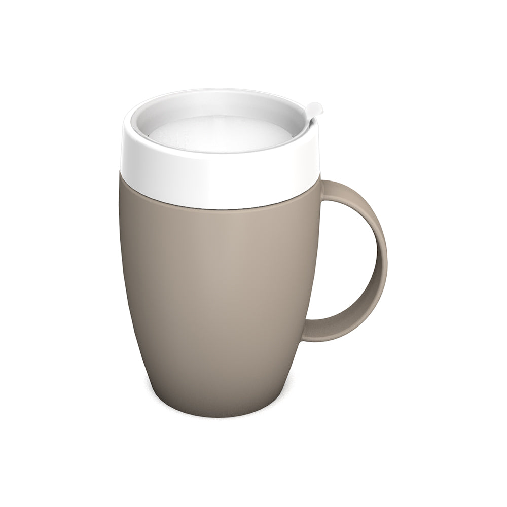 Luxworth discreet drinking cup with internal cone, designed as a drinking aid, shown with a clear, compact design for easy use.