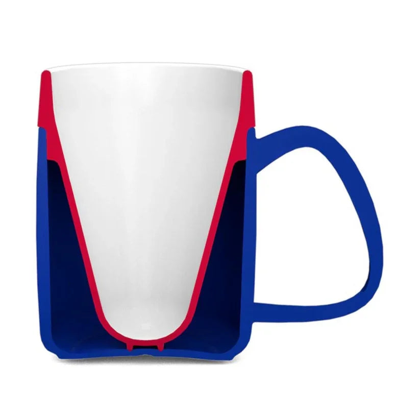 Luxworth discreet mug with internal cone for drinking aid, designed to assist with safe and easy beverage consumption.