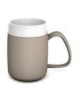 Luxworth discreet drinking mug with internal cone, designed to aid swallowing, featuring a slim, portable design for easy use.