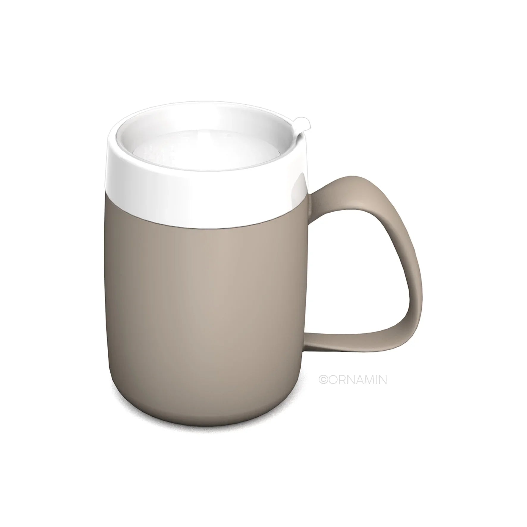 Luxworth discreet drinking aid mug with internal cone for easier sipping and spill prevention, designed for comfort and convenience.