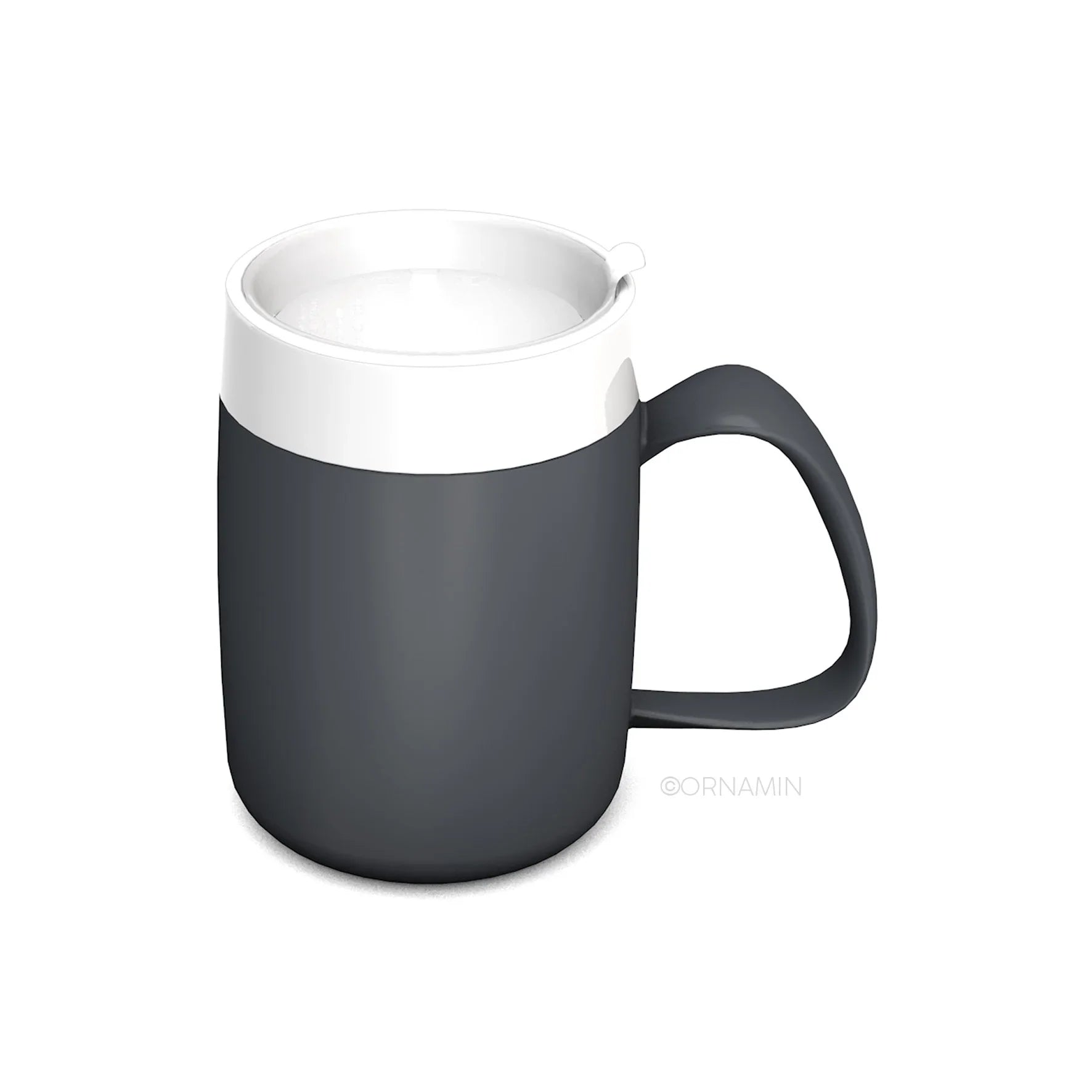 Luxworth discreet mug with internal cone designed for drinking aids, featuring a simple, functional design for easy use.