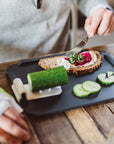 Luxworth food preparation grip aid for dining, designed to assist with cooking and handling utensils comfortably.