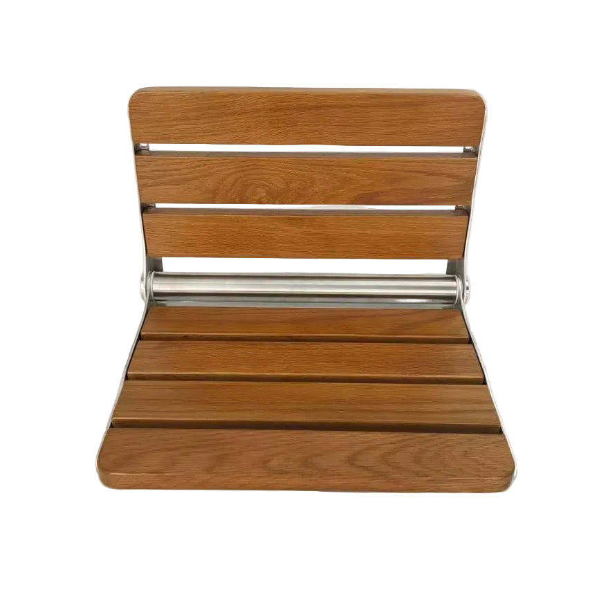 Oak Folding Shower Seat