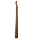 Hand-carved rosewood indoor shoehorn by Luxworth, featuring smooth finish and ergonomic design for easy shoe wear.