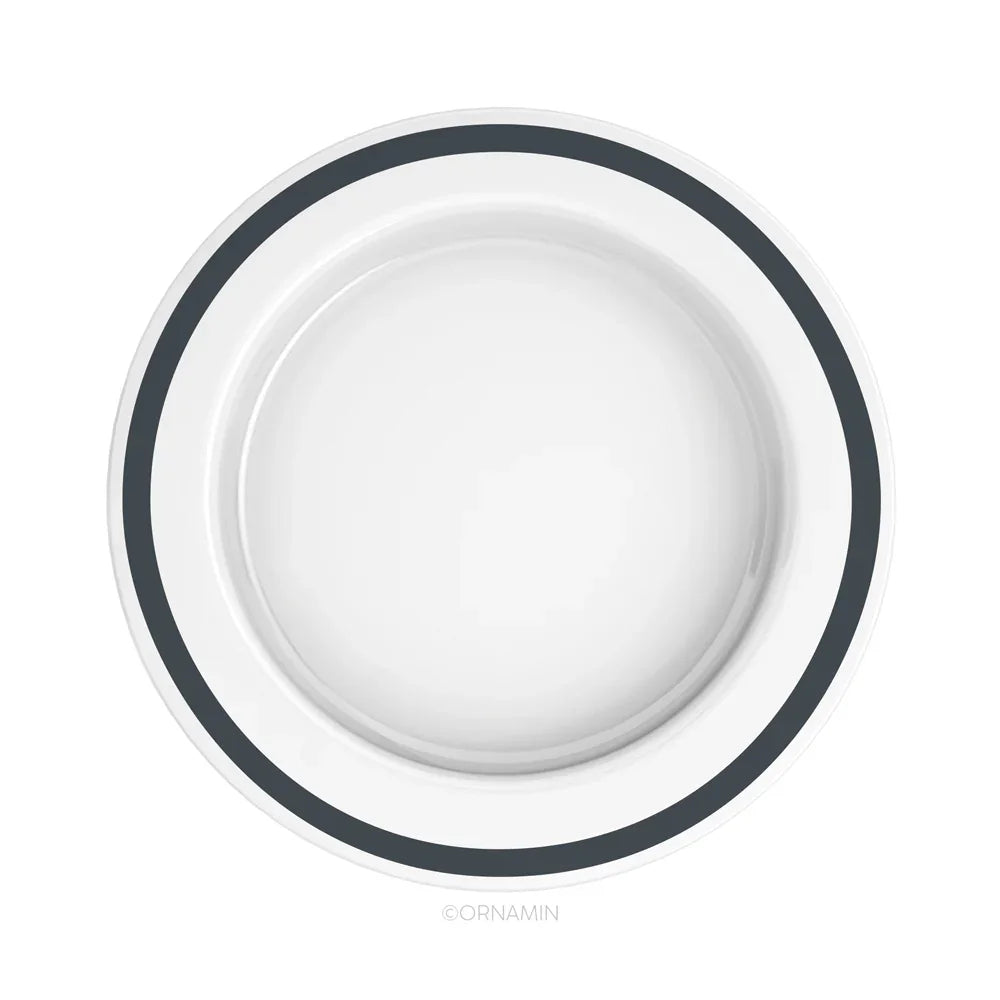 Large Luxworth discreet sloped dining plate designed for eating aid, featuring a gentle incline for easier food access.