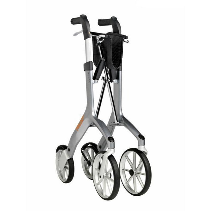 Luxworth Let's Fly luxury rollator by Trust Care, featuring a sturdy frame, comfortable seat, and ergonomic handles for mobility assistance.