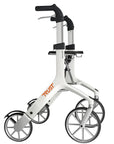 Luxury Let’s Fly rollator by Trust Care and Luxworth, featuring a sturdy frame and comfortable seat for mobility support.