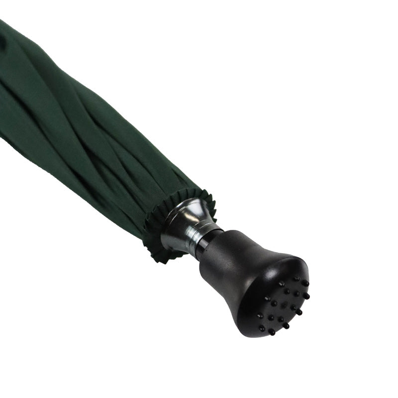 Luxworth adjustable walking stick umbrella with ergonomic crutch handle, featuring a sleek design and sturdy construction.