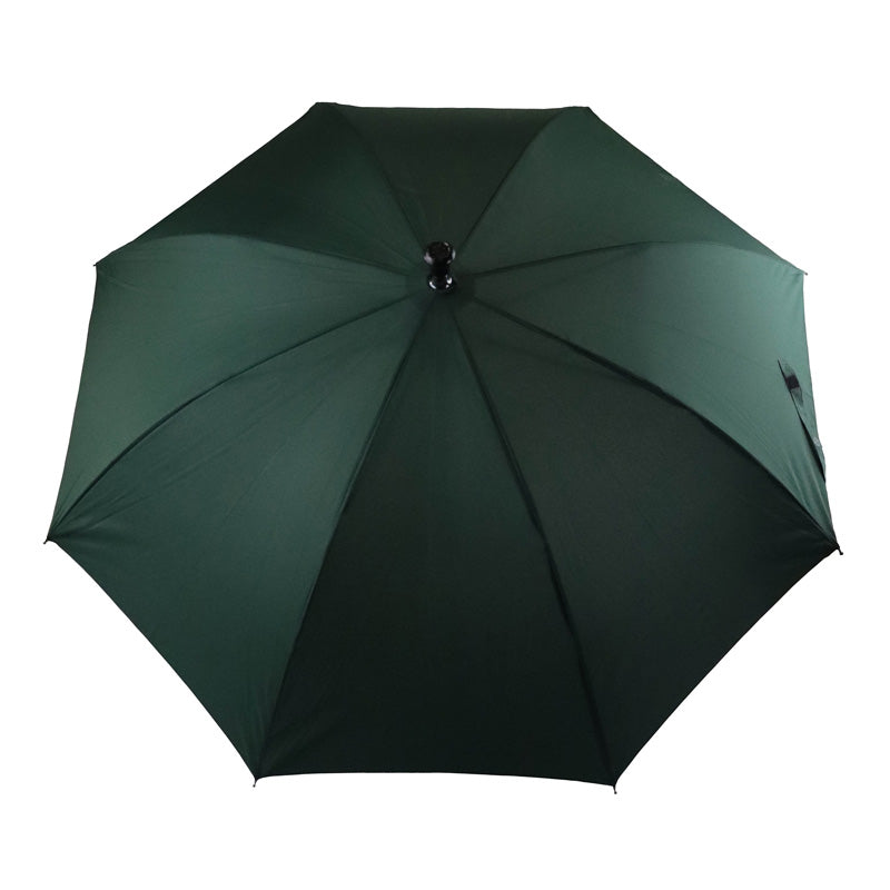 Luxworth adjustable walking stick umbrella with ergonomic crutch handle, featuring a sleek design and sturdy construction.