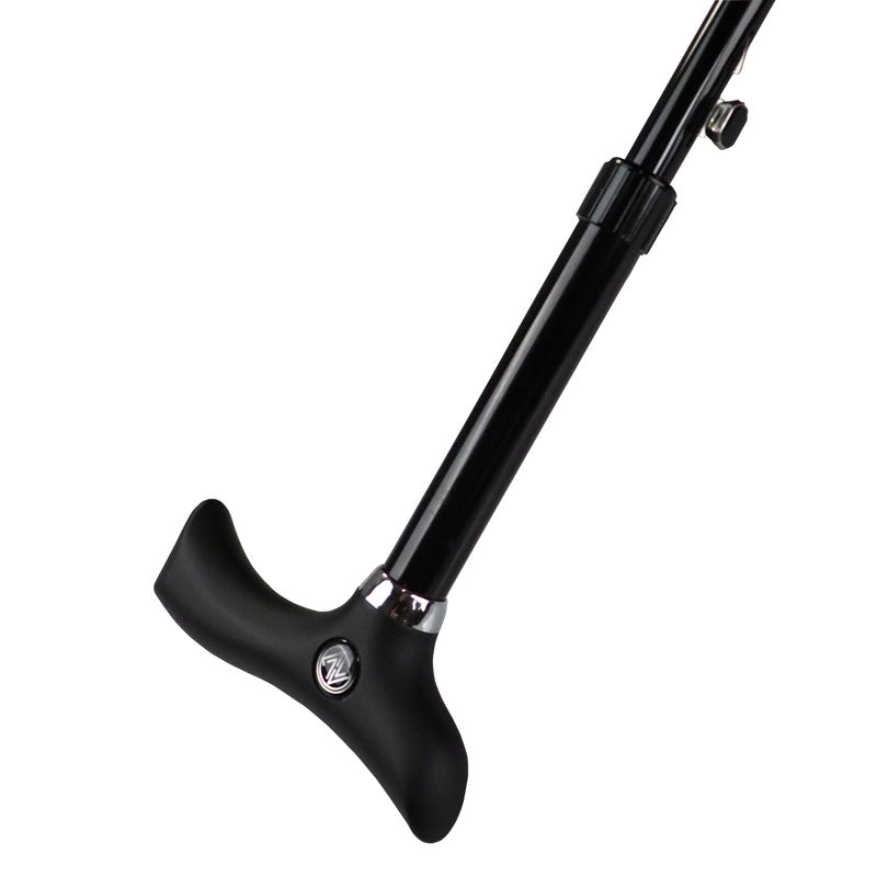 Luxworth adjustable walking stick umbrella with ergonomic crutch handle, featuring a sleek, rain-resistant canopy and sturdy design.