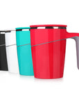 Luxworth spill-proof thermal mug with a sleek design, featuring a secure lid and insulated body for hot and cold beverages.