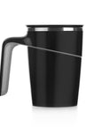 Luxworth spill-proof thermal mug with lid, stainless steel body, and insulated design for hot and cold beverages.
