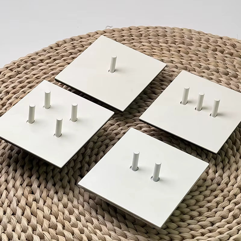 Matte white stainless steel Luxworth easy-toggle indoor light switch with sleek modern design and smooth toggle operation.