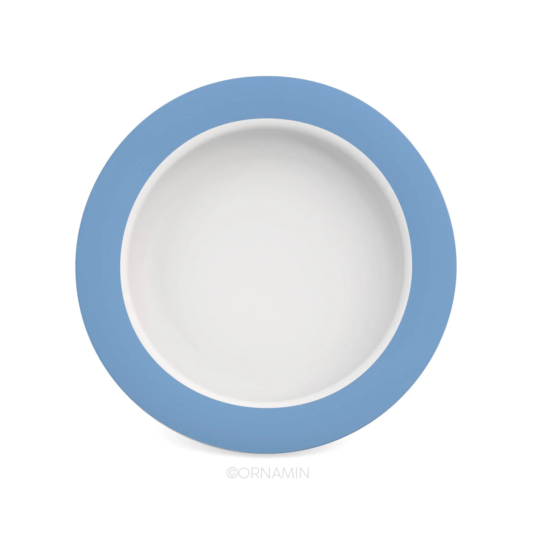 Small discreet sloped dining plate by Luxworth, designed as an eating aid with a gentle sloped edge for easier use.
