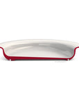 Small discreet sloped dining plate by Luxworth, designed as an eating aid with a gentle incline for easier feeding.