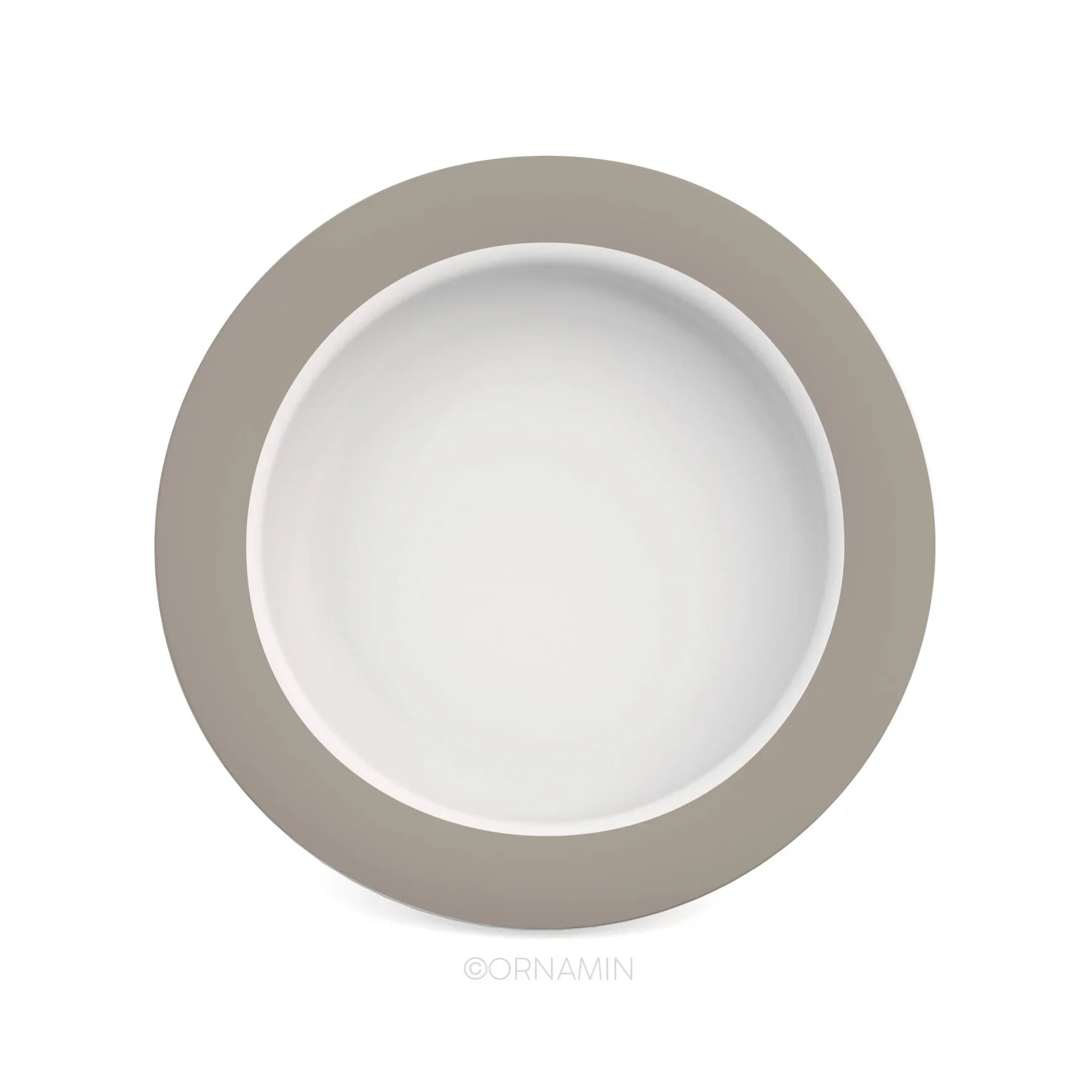 Small discreet sloped dining plate by Luxworth, designed as an eating aid with a gentle incline for easier meal handling.