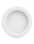 Small discreet sloped dining plate by Luxworth, an eating aid with a gentle incline for easier food scooping and portion control.