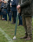 Luxworth Heritage Shooting Stick Umbrella with wooden handle and adjustable support, designed for outdoor shooting and hunting.